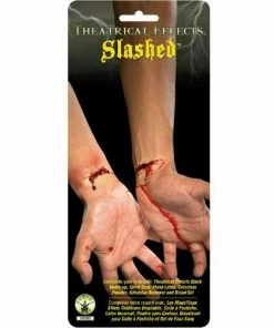 Dotsy's Entertainment Co. Special FX Theatrical Effects Slashed Halloween Make Up Appliance