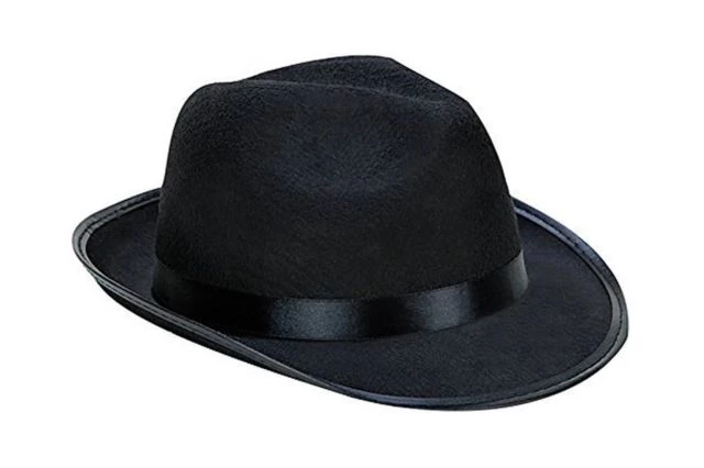 SKS Black Fedora Hat The Roaring 20's Collection 3 SKS Black Fedora Hat The Roaring 20's Collection