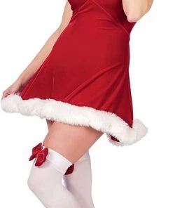 Dotsy's Entertainment Co. Fun World Costumes Women's Sexy Elf Red Dress Costume Adult Standard