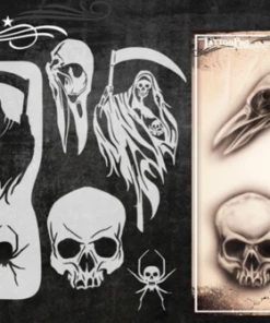ProAiir Wiser's Grim Reaper Tattoo Pro Stencil