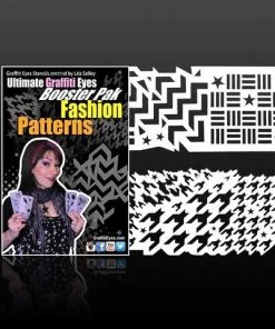 Dotsy's Entertainment Co. Léa Selley’s Graffiti Eyes Stencils - BOGO SALE Ultimate Graffiti Eyes Stencil - Fashion Patterns Booster Pack