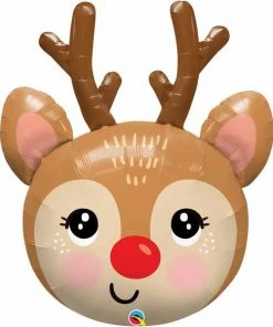 Dotsy's Entertainment Co. Rudolf Reindeer Foil Balloon 35"