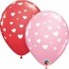 Dotsy's Entertainment Co. Hearts Around Latex Balloons 11" The Valentine's Day Collection