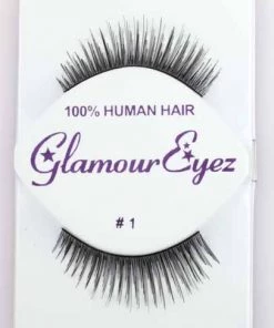 Dotsy's Entertainment Co. Glamour Eyez Black Eyelashes Halloween Costume Accessory #1